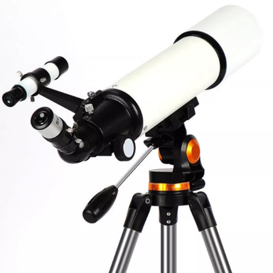 Accura 80mm Travel Telescope Refractor White Telescope with mount and eye peices