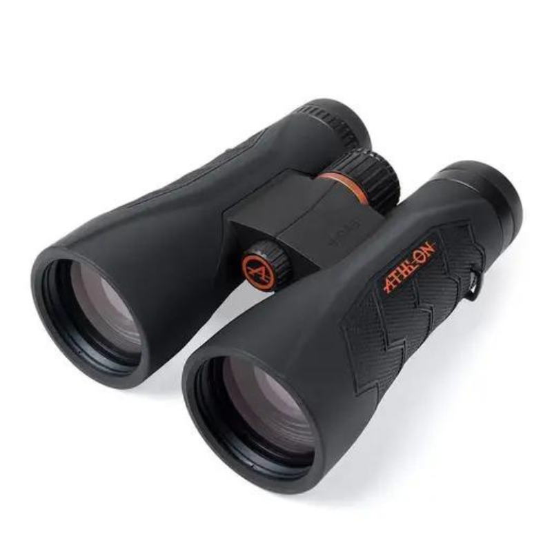 Athlon Midas 10x50 UHD Black Binoculars side view