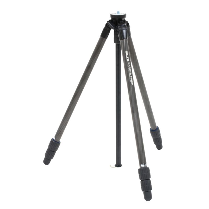 The compact Slik Pro CF-633 Carbon Fibre Tripod