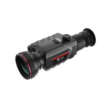 The Guide TR650 Thermal Rifle Scope with lens open