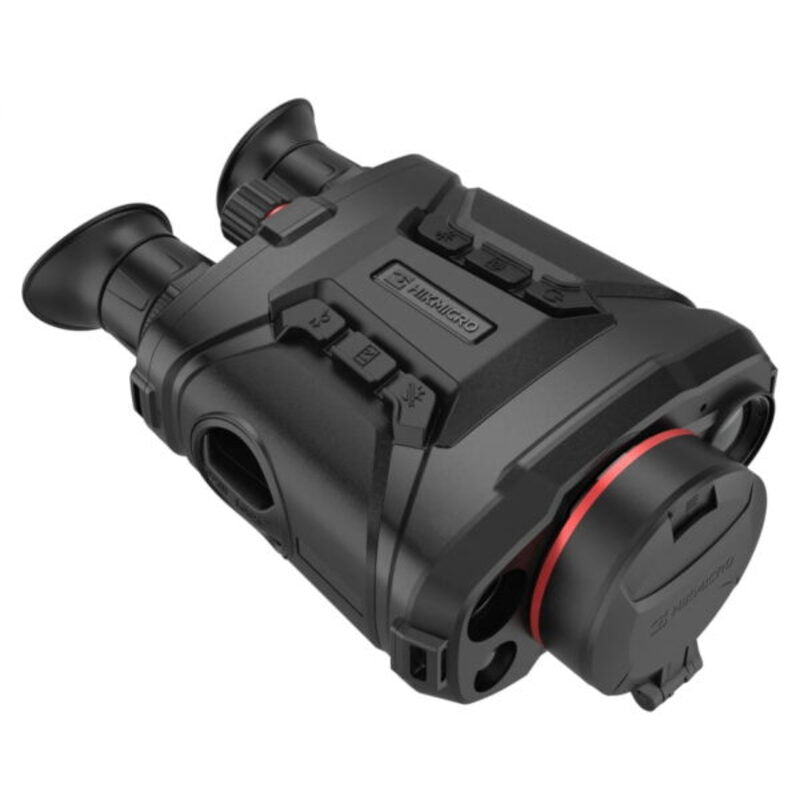 Hikmicro raptor rq50l black thermal binoculars front view