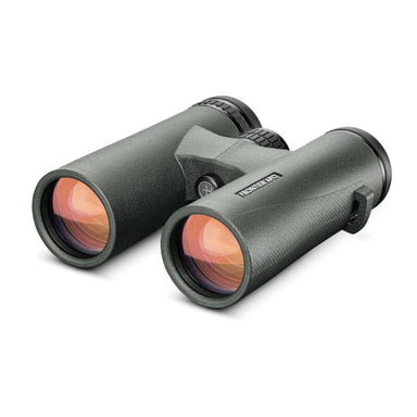 The Hawke APO 10x42 Binoculars in a green colour and high quality objective lens