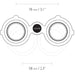 The ocular lens diagram for the Hawke Frontier APO 10x42 binoculars