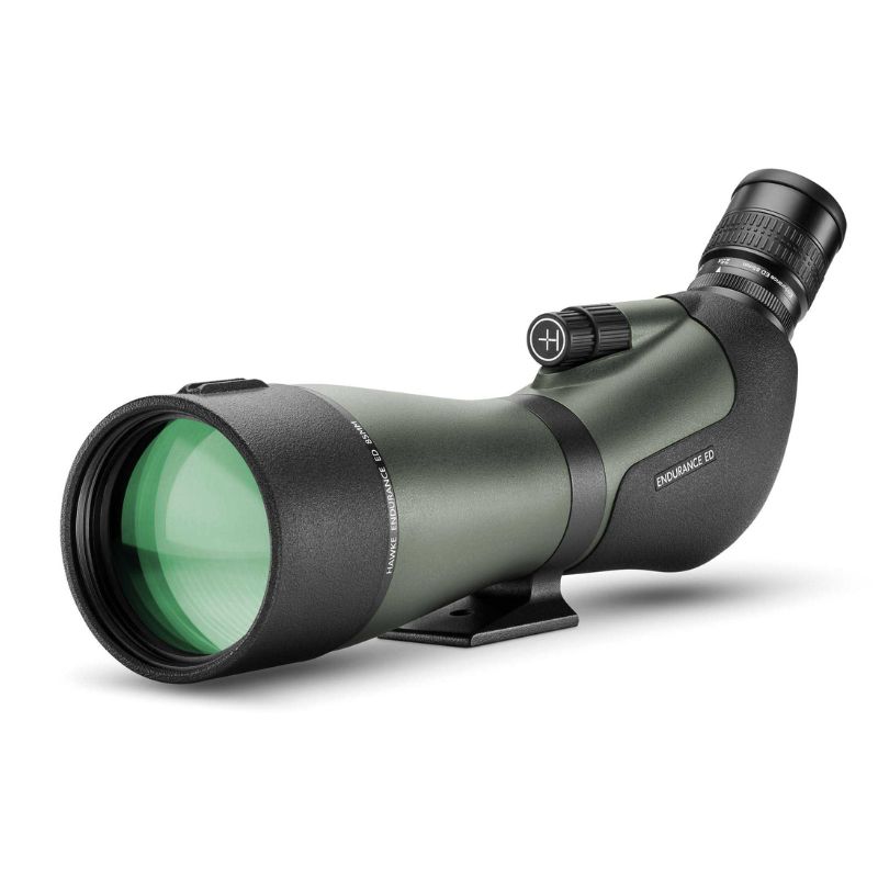 Objective lens of the Hawke Endurance ED 25-75x85 Green Spotting Scope