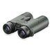 The Frontier LRF 8X42 Binoculars with the focus wheel between the optical lens