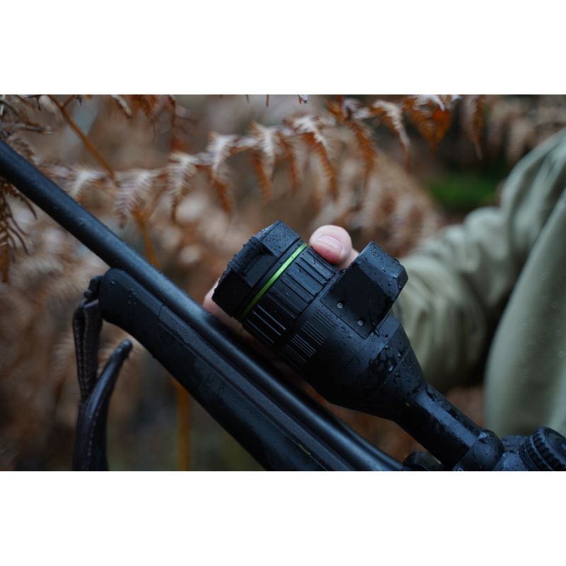 The Hikmicro Alpex A503 Night Vision Scope used in wet conditions