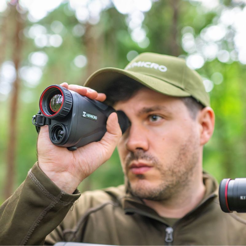 The handheld Hikmicro Condor Thermal Monocular