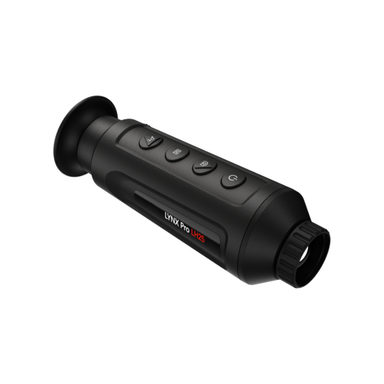 a thermal black monocular with lens and buttons