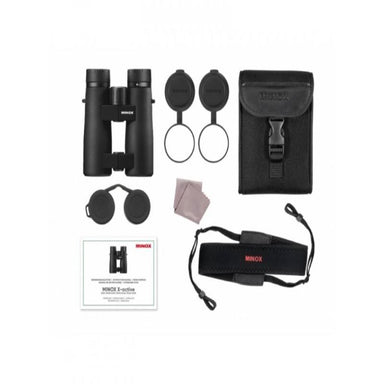 Minox X-Active 10x25mm Binoculars with accesories