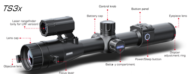 Pard TS34-25 Thermal Riflescope features