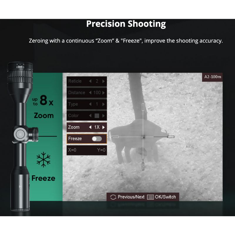 The SQ50 features precision shooting