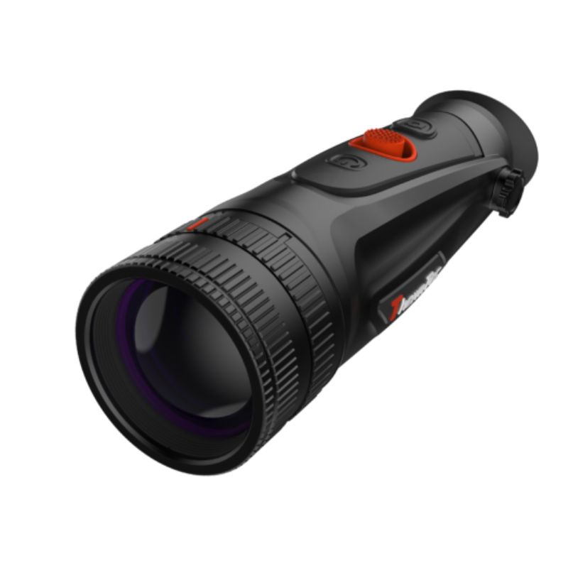 The black ThermTec Cyclops Thermal Monocular