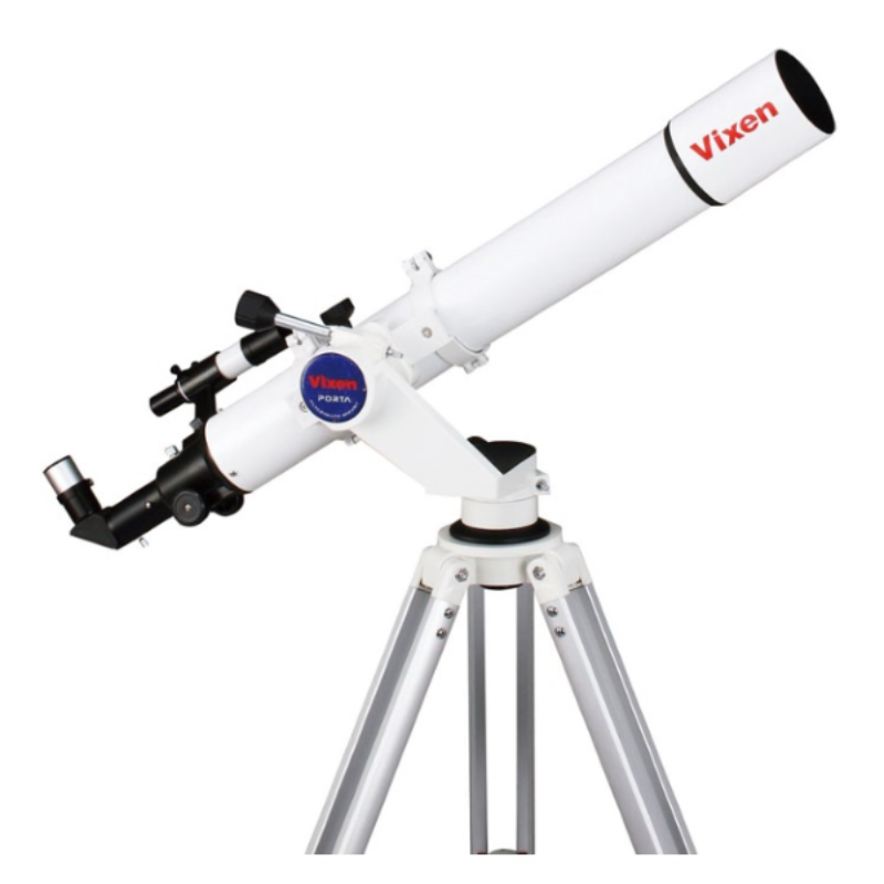 white telescope with mount for beginners and professionals