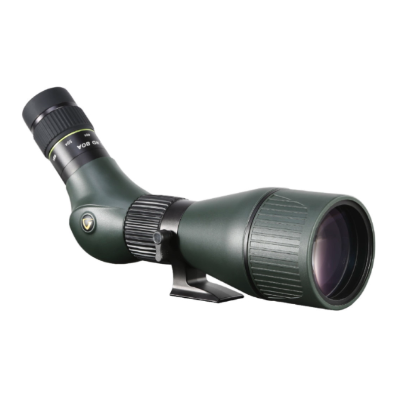 Vanguard VEO HD 80A Green Angled Spotting Scope front view