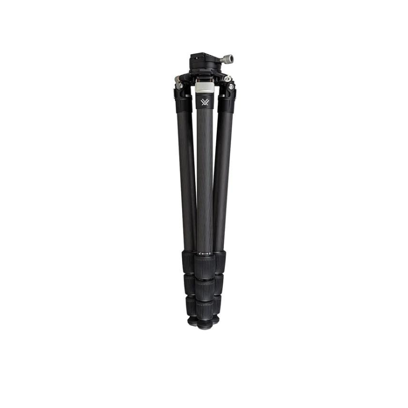 Vortex Radian™ Carbon Fibre Tripod With Leveling head closed view of tripod