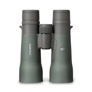 Vortex Razor HD Army Green Binoculars standing view with logo