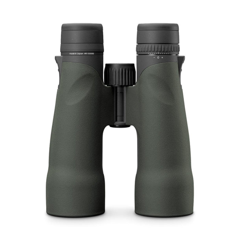 Vortex Razor UHD 10x50 Green Binoculars rear standing view