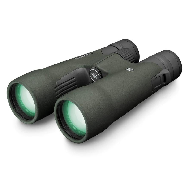 Vortex Razor UHD 12x50 Green Binoculars side and lens view