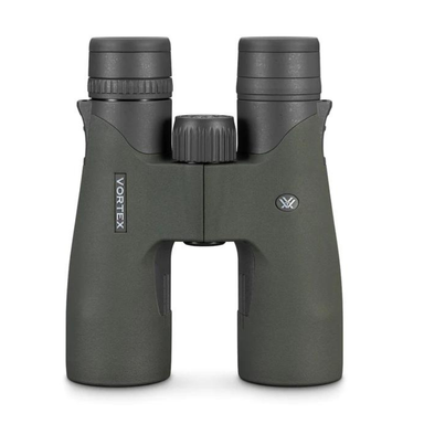 Vortex Razor UHD Khaki Binoculars front view with logo