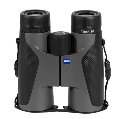 Zeiss Terra ED 8x42 Binoculars front view black/gray