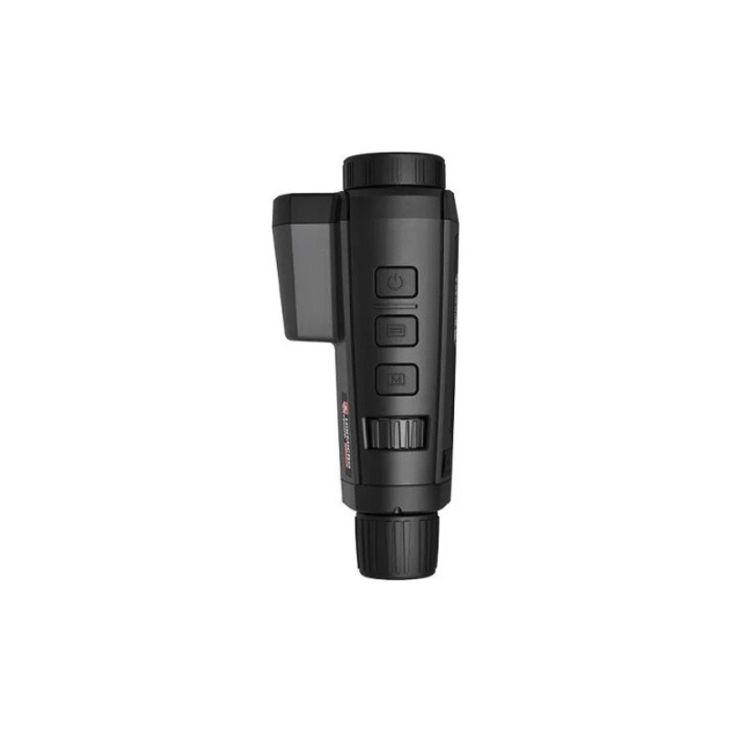 black thermal monocular with a top view and buttons 